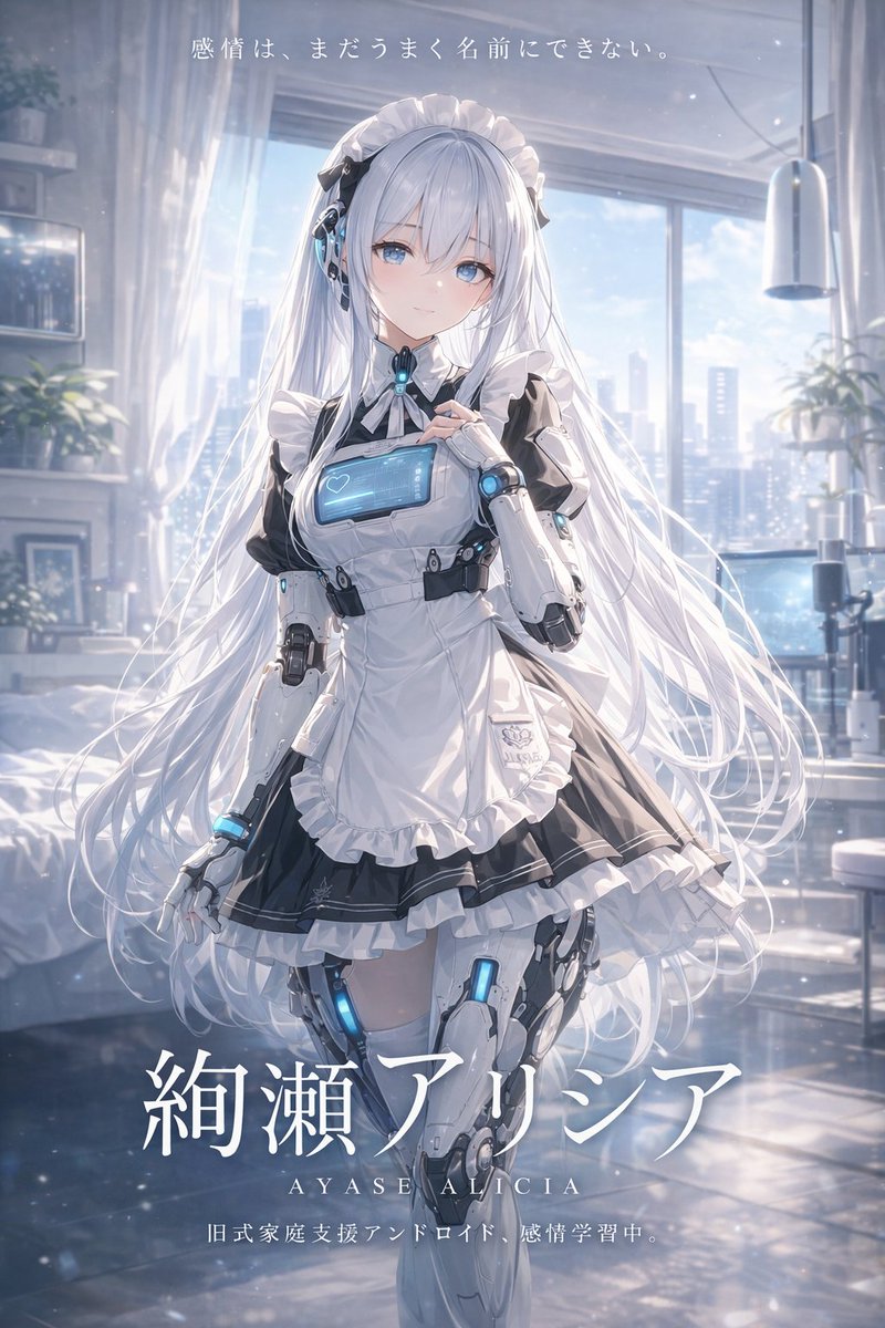 科幻仿生女仆轻小说封面